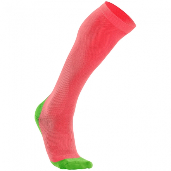 2XU Performance kompressions socks Rosa/Grün Damen WA2443e 2015 WA2443FCRGRN